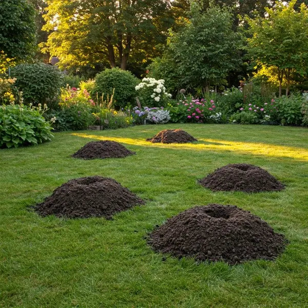 Hoe kan ik mollen uit mijn tuin verjagen? Mollen verjagen met mollencarbid!