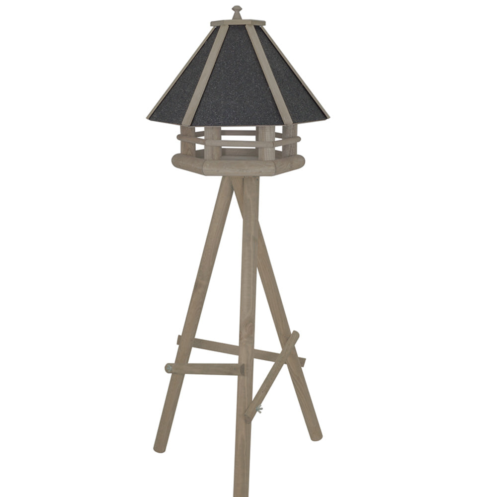 Voederhuis Berlijn incl.voet grijs