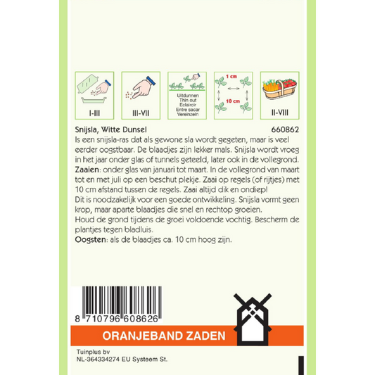 OBZ Snijsla Witte Dunsel