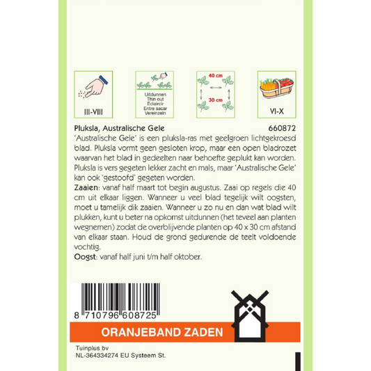 OBZ Pluksla Australische Gele