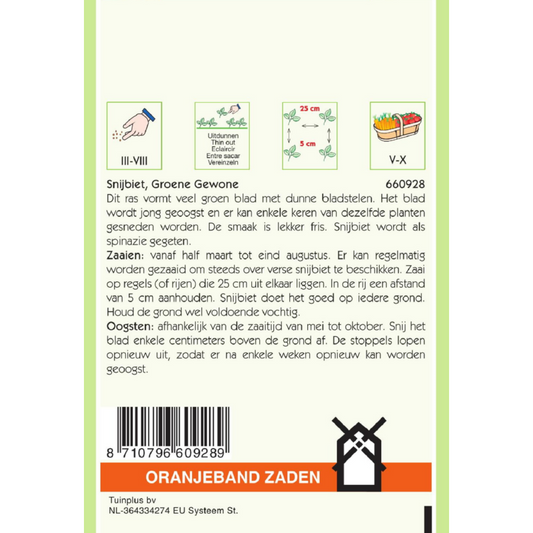 OBZ Snijbiet Groene Gewone