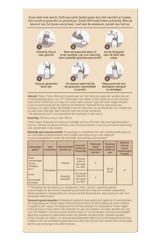 Pokon Tegen Onkruid Concentraat