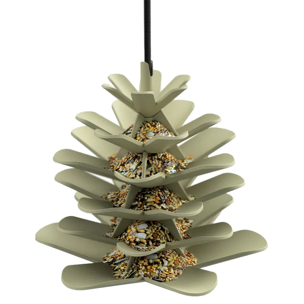 Vogelvoer Dennenappel JESSE grijs