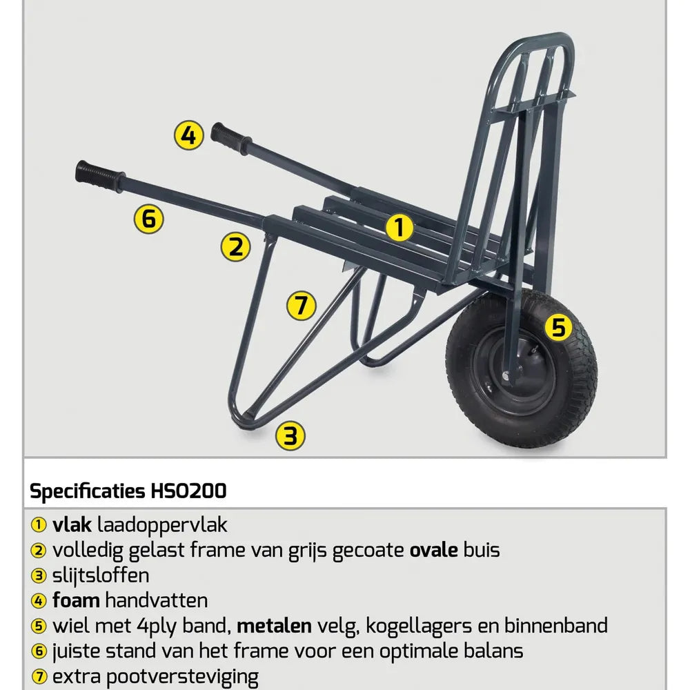 Steenkruiwagen 60 steens