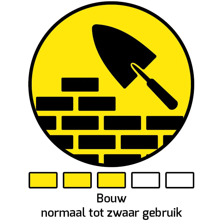 Kruiwagen Bouw 100L Geel