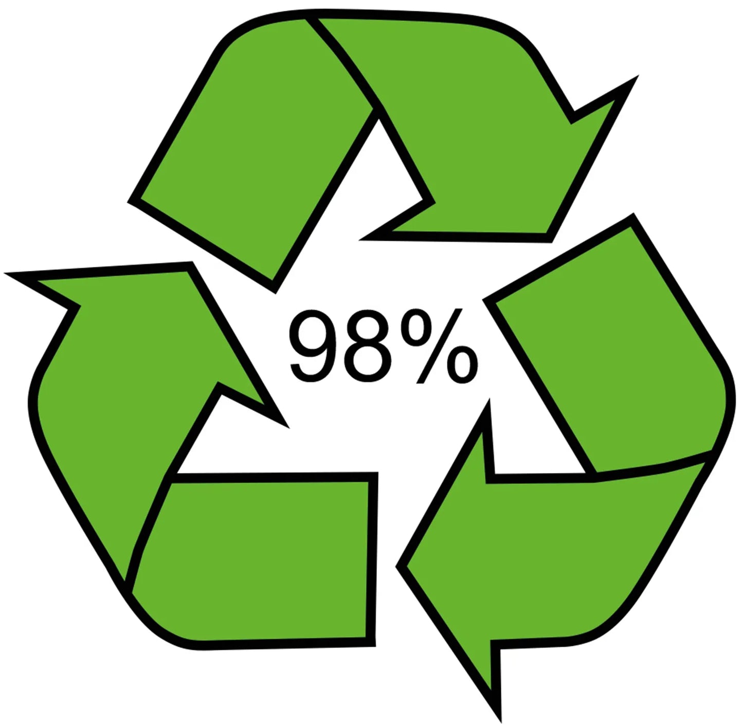 Pindahouder MILA kunststof groen/zwart