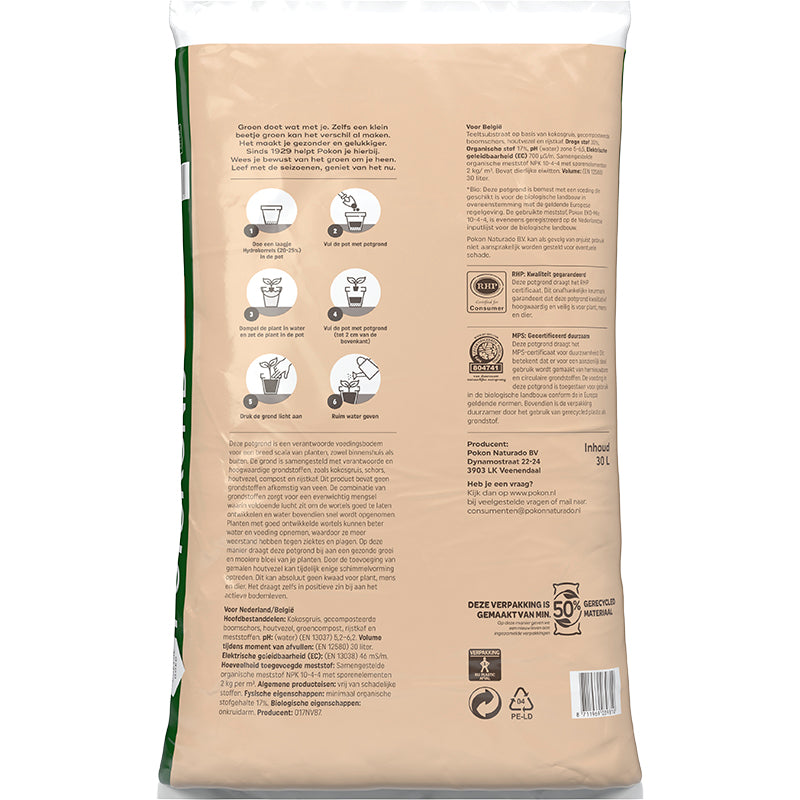 Pokon Bio Turfvrije Potgrond 30L