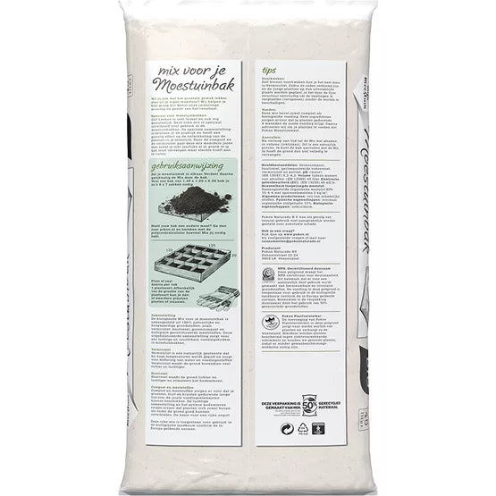 Pokon Bio Mix voor je Moestuinbak Turfvrij 45 liter