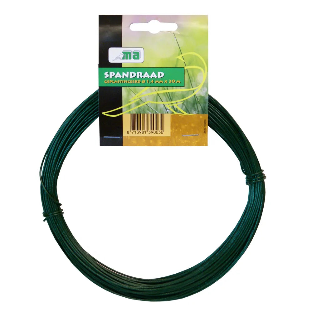 Spandraad geplastificeerd