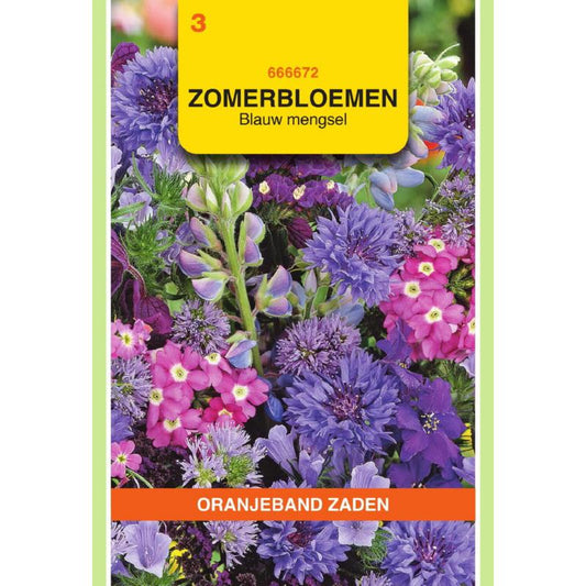 OBZ Zomerbloemen mengsel, blauw